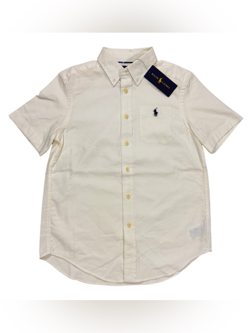 Polo Ralph Lauren White Button Down Shirt Kids Medium (10-12)